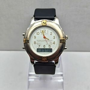 Mens Vintage Remington Alarm Chronograph Watch 38-054 New Battery